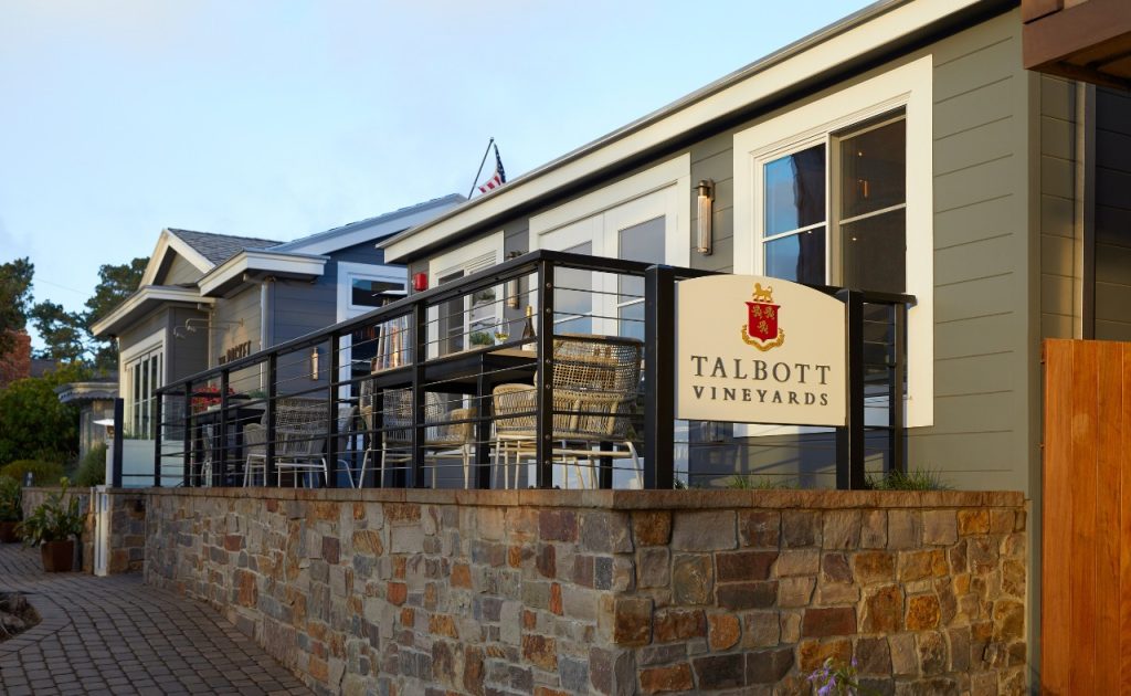 Talbott Vineyards tasting room exterior.