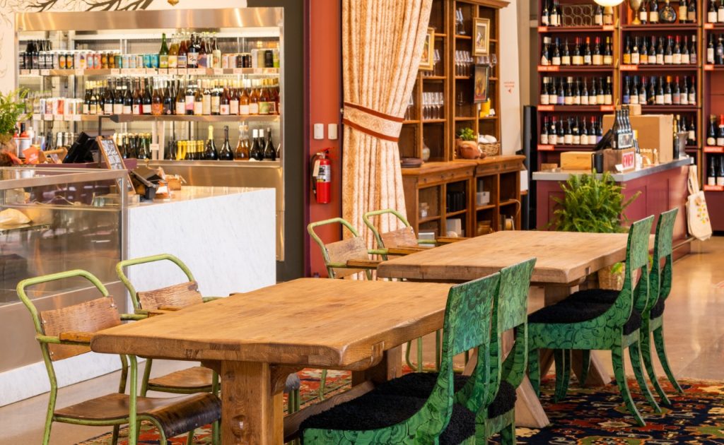 Communal Seating at Little Saint restaurant.