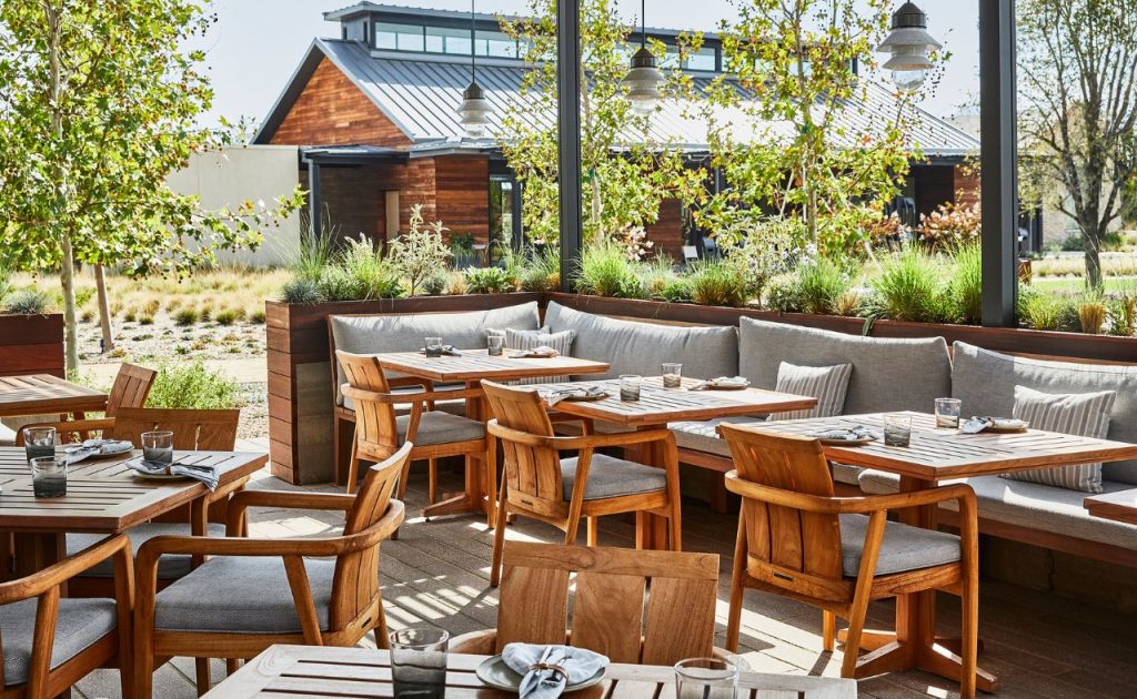 Stanly Ranch Resort Bear Restaurant Patio.