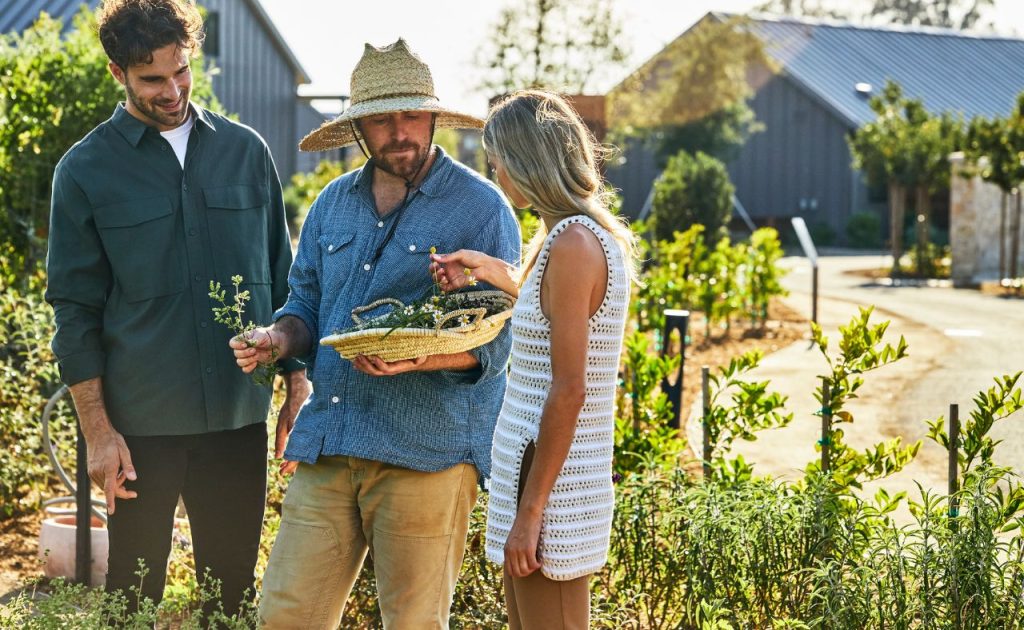Stanly Ranch Resort garden tour.