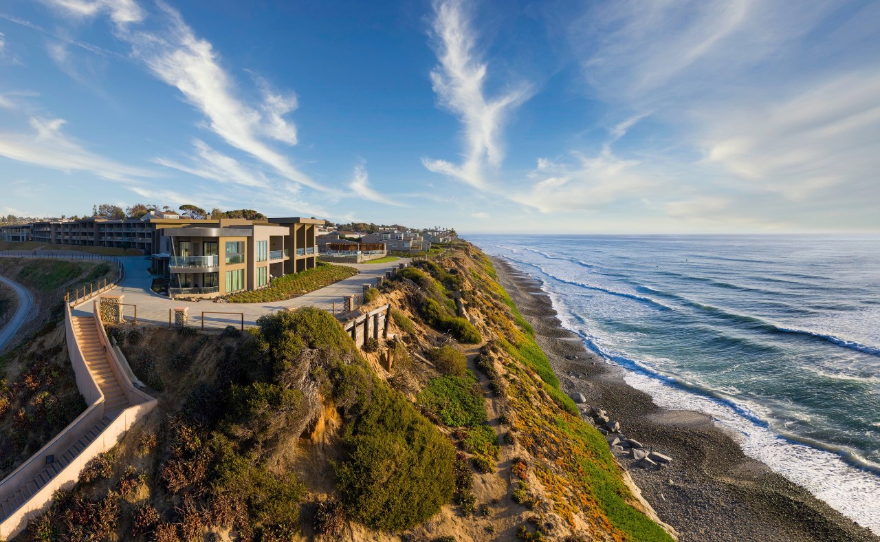 Alila Marea Beach Resort Bluff Aerial view.