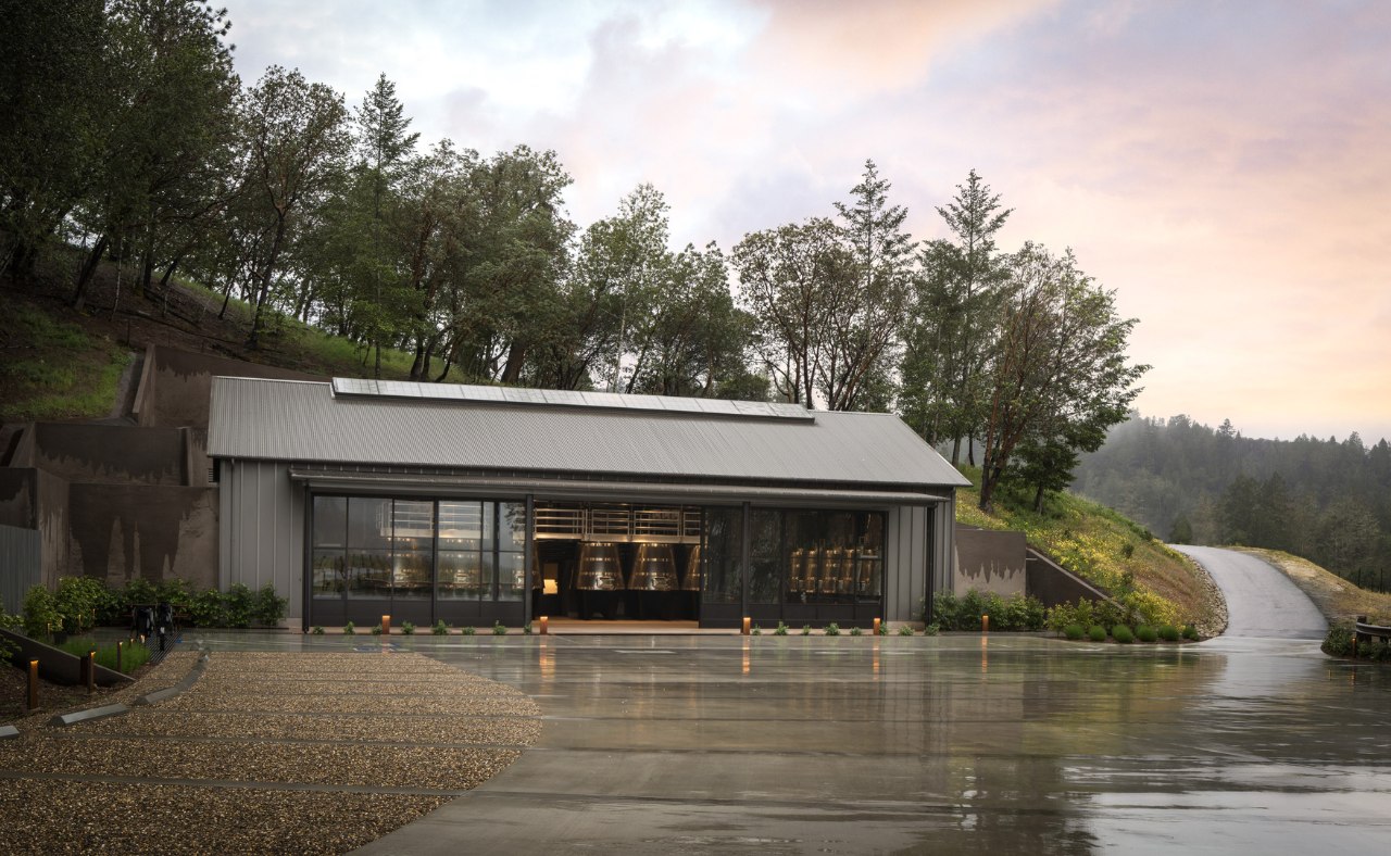 Knights Bridge Winery exterior.