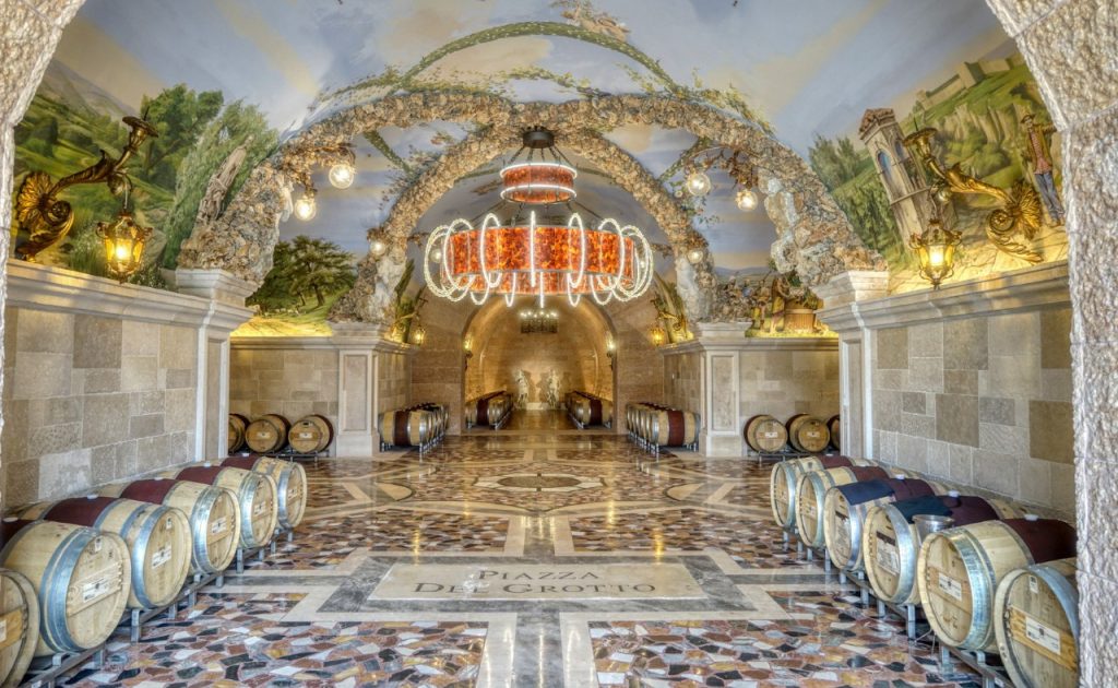 Piazza Del Dotto Winery long cave.