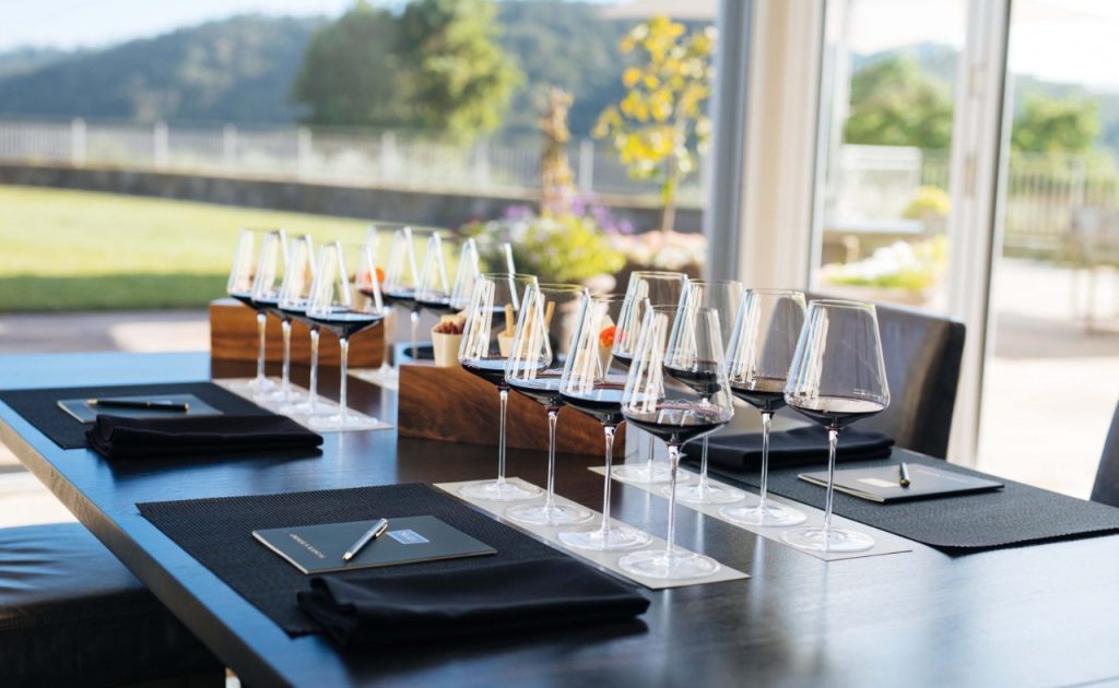Shafer Vineyards wine tasting.