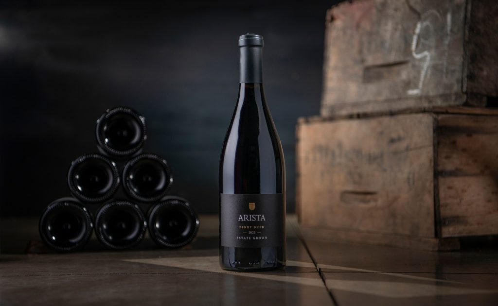 Arista Pinot Noir wine.