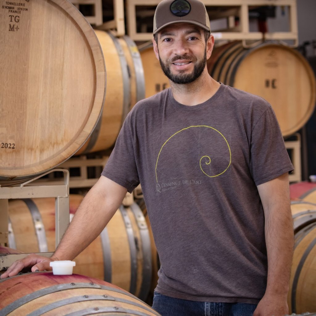Bartholomew Estate Winery Cellar Master Bernie Vargas.