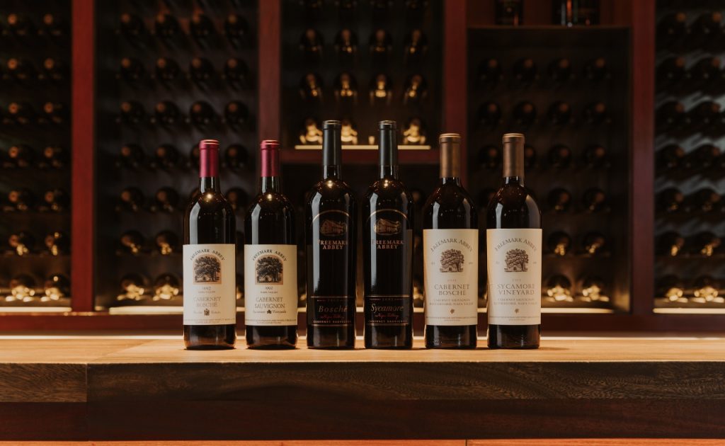 Freemark Abbey Winery Cabernet Sauvignon wine.