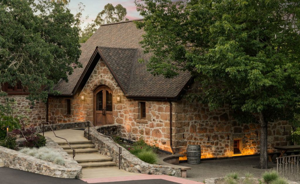 Freemark Abbey Winery exterior.