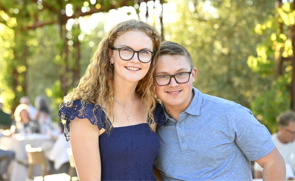 Brady Mauritson's friend Ruby Leffew during Project Zin event. 