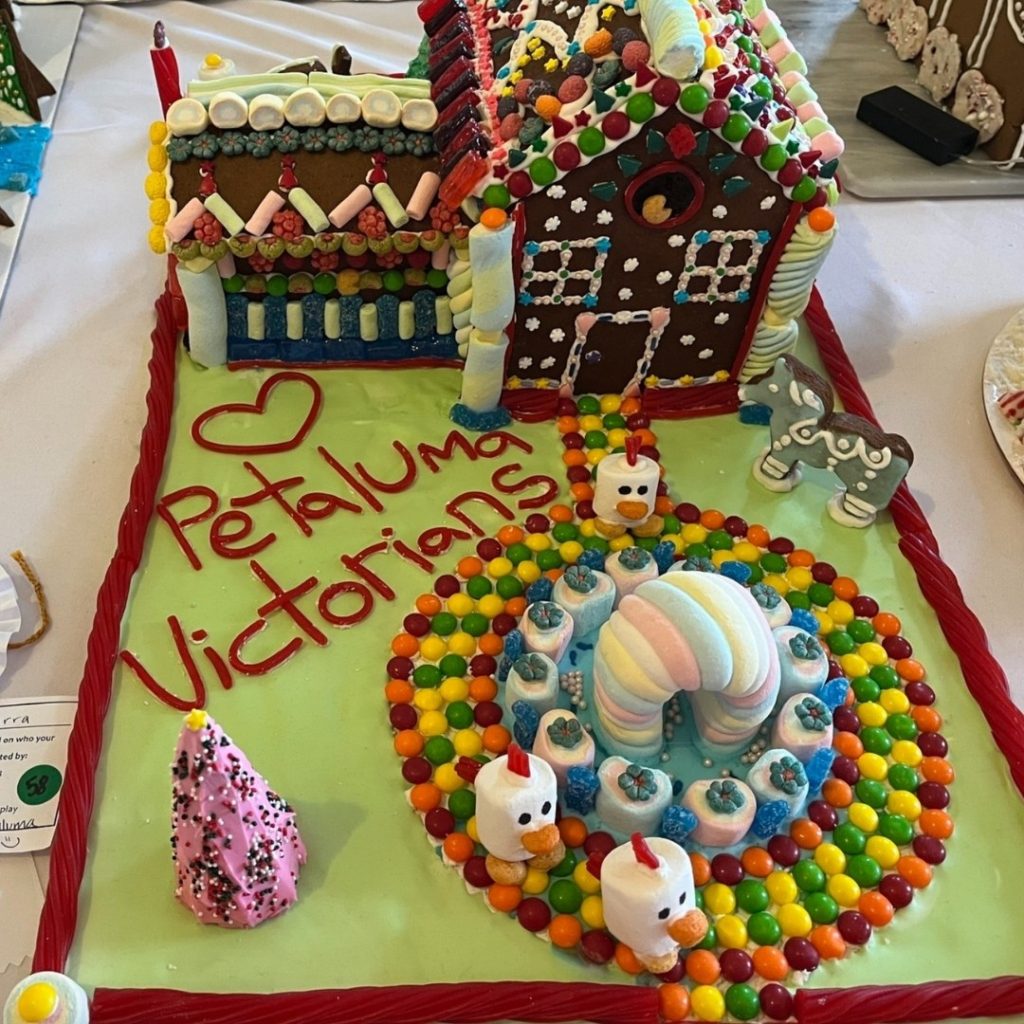 Gingerbread House Showcase at Hotel Petaluma.