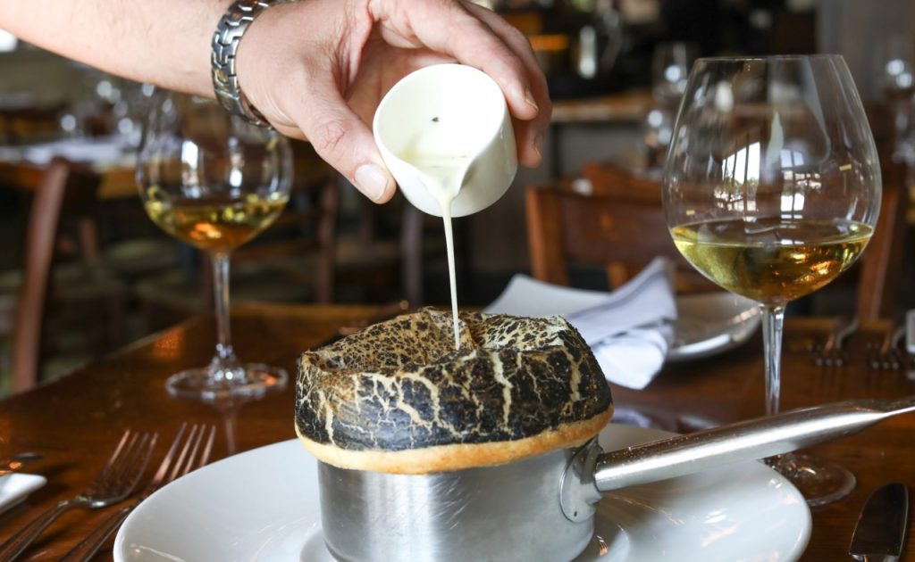 Scallops En Croute served at Valette.