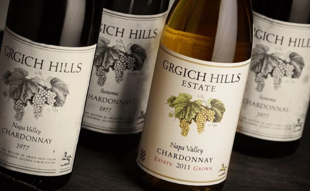 Grgich Hills Estate chardonnay. 