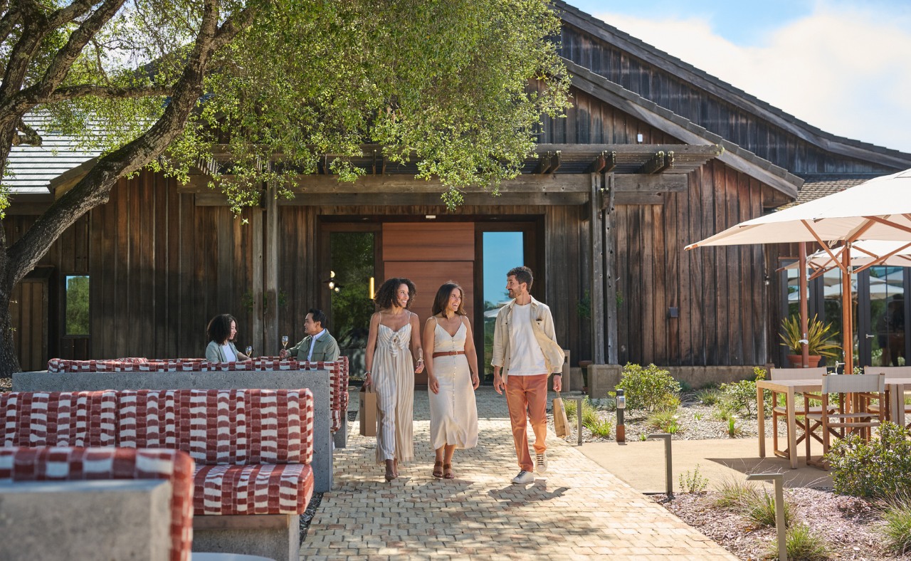 Roederer estate winery exterior.