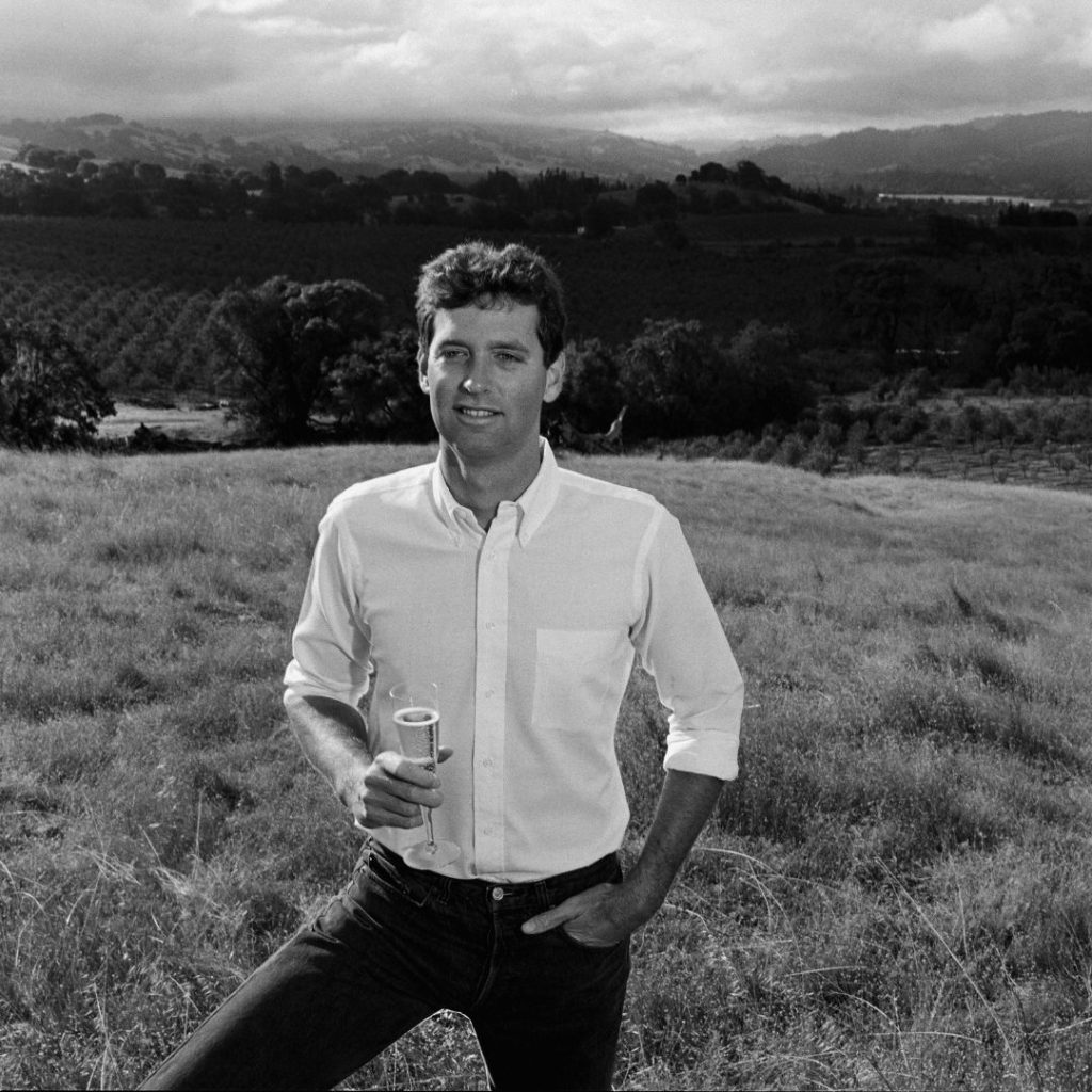 Founder John Scharffenberger at Scharffenberger Cellars.
