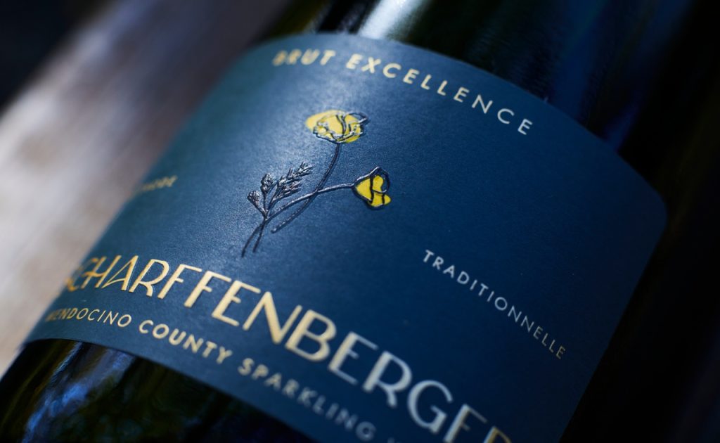 Scharffenberger Cellars sparkling wine.