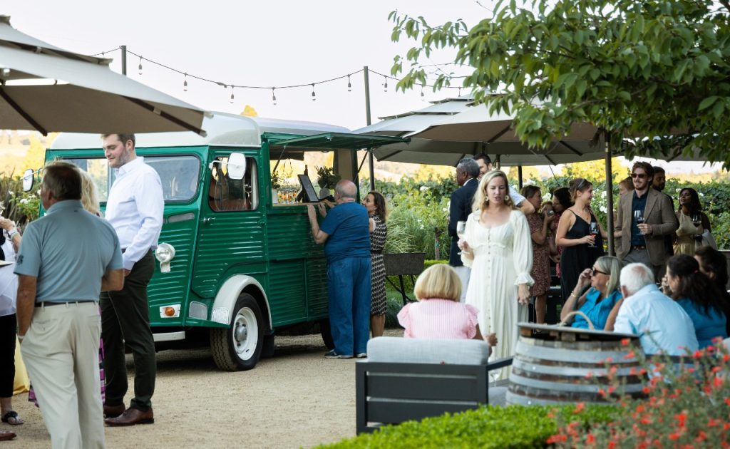 Dry Creek Vineyard garden event.