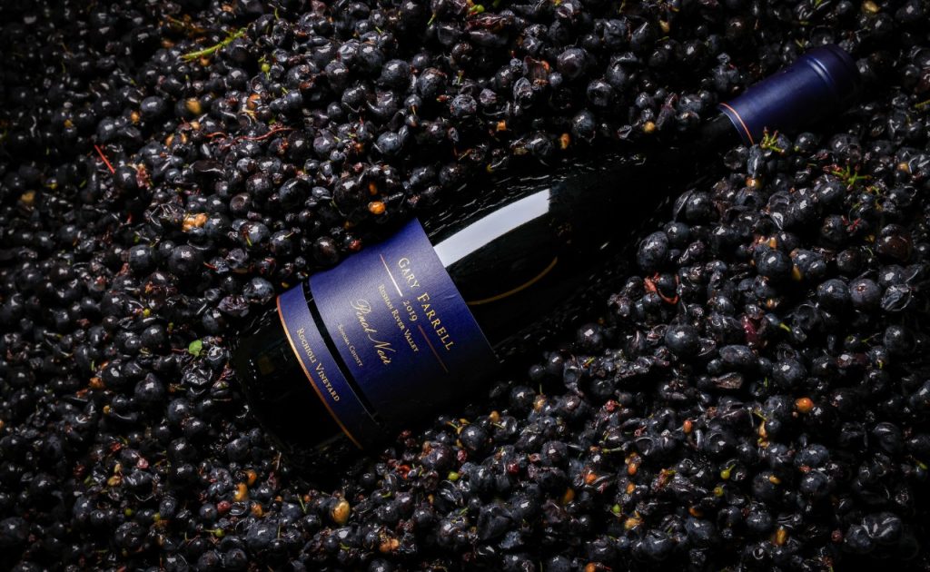 Gary Farrel Winery pinot noir wine.
