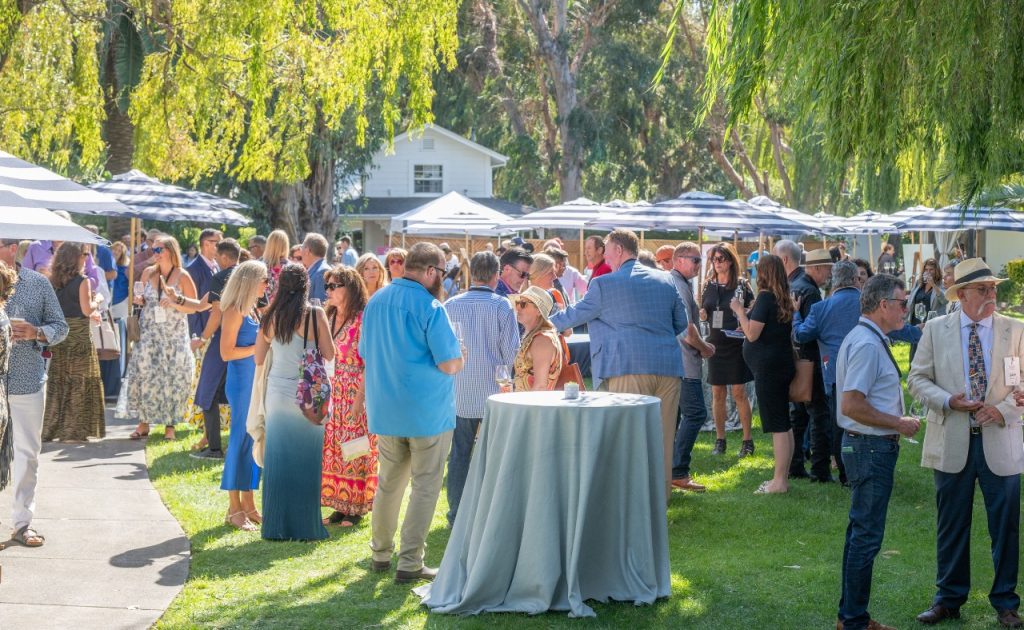 Wine reception at Cline Family Cellars during during Sonoma County Wine Celebration.