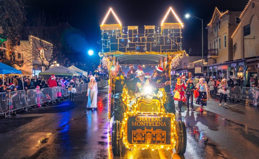 Calistoga Lighted Tractor Parade 3.