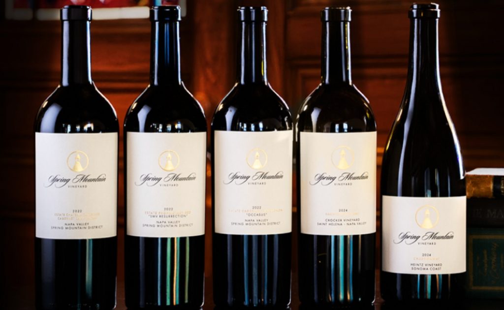 Spring Mountain Vineyard wine.