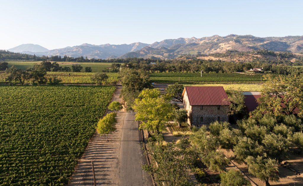 Ehlers Estate and vineyard view.