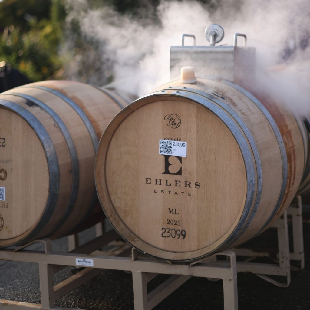 Ehlers Estate Barrels.