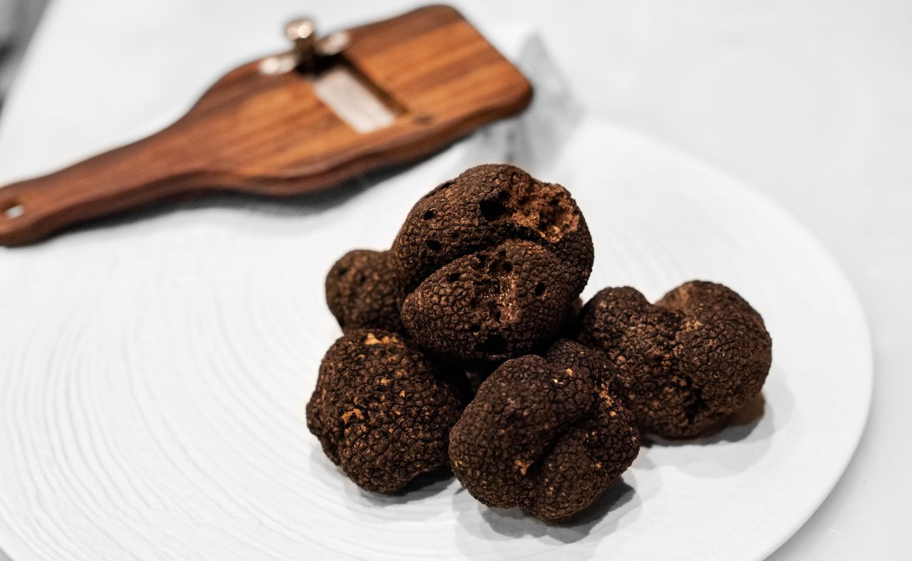 Black Truffles at La Toque restaurant.