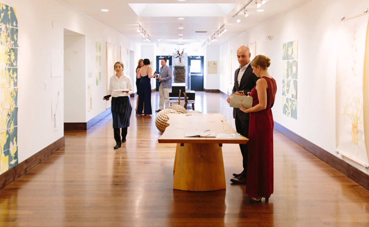 St. Supery Winery art gallery.
