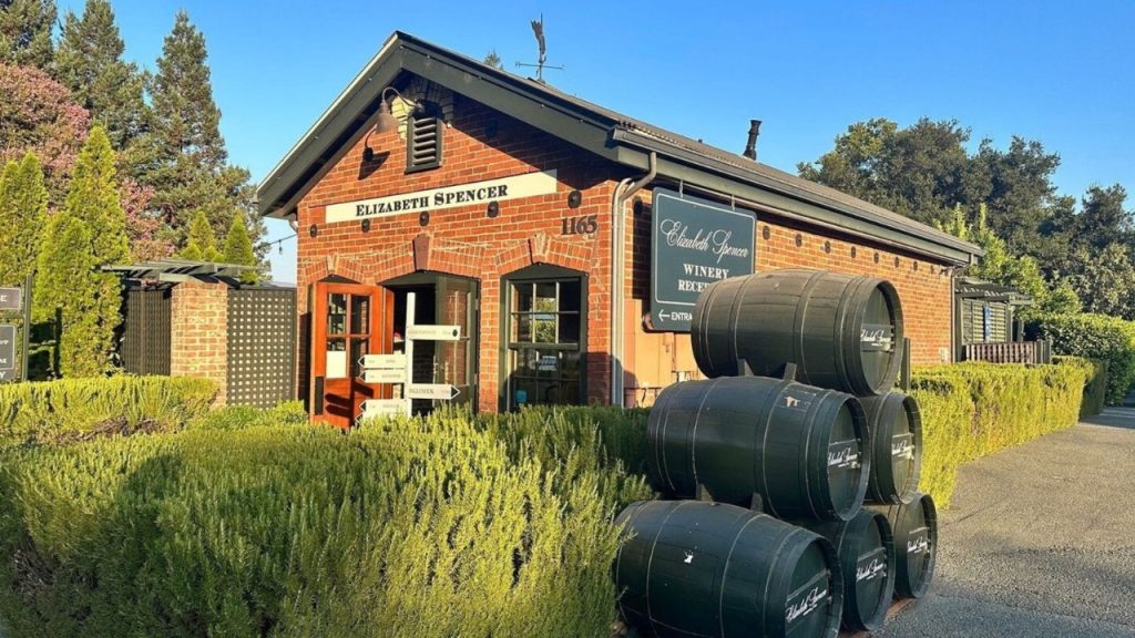 Elizabeth Spencer Winery exterior. 